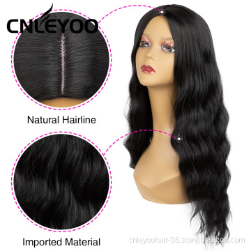 Factory 22 inch New Curly Wig For Beauty 260g Synthetic Long Water Wave Wig for Girl Easy Wig